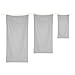 Dock & Bay Beach Towel - Quick Dry, Sand Free - Compact, Lightweight - 100% Recycled - Includes Bag - Essential - Mountain Grey - Large (160x90cm, 63x35)