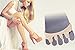 LOHOME Forefoot Pads, Women’s High-heeled Fore Foot Cushion Sole Protectors Toe Caps Covers Pads Toe Separating Socks – Skin Color (4 Pairs)