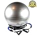 CalCore Exercise Ball Base - Yoga Ball Base for Workout, Balance Ball Chairs & Fitness - Portable Fitness Ball Stand Fits 55cm, 65cm, 75cm and 85cm Balls (1 Piece)