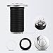 Garbage Disposal Air Switch Kit, Sink Top Waste Disposer SHORT POLISHED Stainless Steel On/Off Push Button with Aluminum Alloy Power Module, Food Wasting Disposals Replacement Parts by CLEESINK