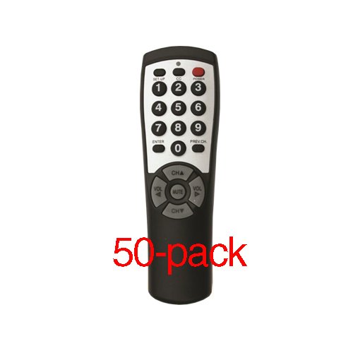 50-pack Brightstar BR100B Universal TV Remote