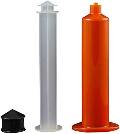Jensen Global JG30M-20-UVA-SF 30 cc Manual Luer Lock Unassembled Syringes UV Amber Barrel Silicone Free Box of 20