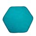 ITOY&IGAME Playhouse Mat, Hexagonal Kids Tent Mat Soft Coral Playhouse Mat 55x47in Coral Carpet for Kids Tent Playhouse Indoor Outdoor Fun(Blue)