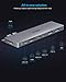 intpw USB C Hub, Dual 4k HDMI Adapter for MacBook Pro & Air 2019/2018, 8-in-1 USB Type-C Docking Station with 3 USB-C Ports,2 USB 3.0 Ports Multiple Adapter Dongle