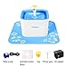 Happypapa 2.5L Automatic Cat and Dog Flower Water Fountain Ultra Quiet Drinking Pet Fountain Encourages Cats and Dogs to Drink More to Stay Healthy and Hygienic (2.5L Cat & Dog Fountain)