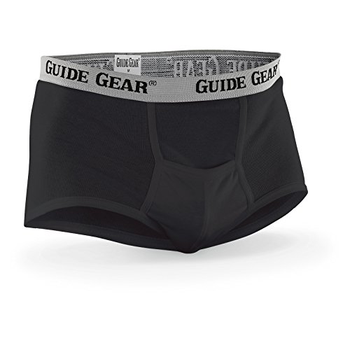 Guide Gear Men's Pouch Briefs 6-Pack, Gray, XL