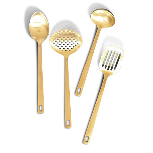 Matte Gold Serving Utensils, Stainless Steel Serving Utensils include