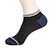 Low Cut Socks for Men Cushion No Show Athletic Running Sock 6 Pairs(White/Grey/Black)