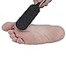 Foot File Heel Callus Remover - Professional Stainless Steel Metal Durable Scraper Cracked Dead Skin Pedicure Rasp Toe Scrubber Tool with 12 Refill Pads Grits