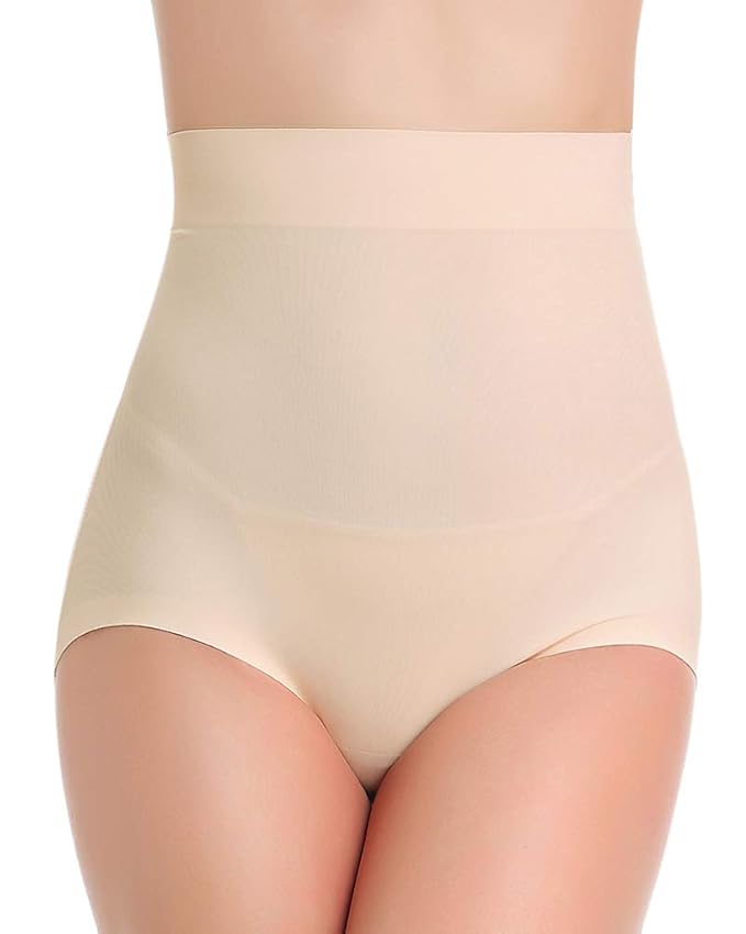 PengGengA Damen Miederslip Figurformend Bauch Weg Effekt Shapewear Hohe Taille Nahtlos Body Shaper Miederhose