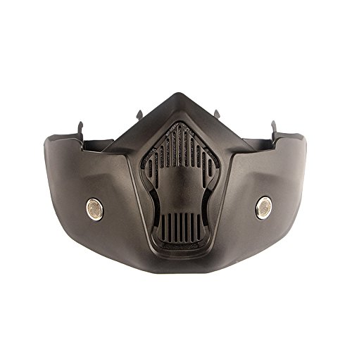 ECLEAR Smoke Motorcycle Goggles Face Mask Detachable Anti-Fog UV Protect Padding Helmet Sunglasses for Harley Street Dirt Bike ATV Cruiser Snowmobile
