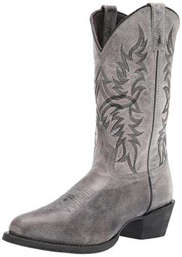 leather round toe boots