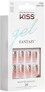 KISS Gel Fantasy Collection Glue-On Manicure Kit Fanciful Medium Nails view 2