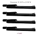 BBQ funland CB6301(4-pack) Cast Iron Barbecue Gas Grill Burner Replacement for Jenn-air, Lowes, Charbroil Model Grills