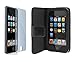 Premium Black horizontal Wallet Folio Leather Case + Screen Protector for Apple Ipod Touch Itouch 8Gb 16GB 32Gb 2G 3G 2nd 3rd Generation