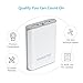 Mugenter 10000mAh External Battery Charger, Dual USB Total 3.1A Output and 2A Input Portable Charger Power Bank with Flashlight