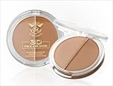 RUBY KISSES 3D FACE CREATOR 2 COLOR FOUNDATION + CONCEALER 0.21OZ ALL LEVEL RDF