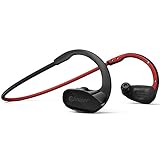 Phaiser BHS-530 Bluetooth Headphones, Wireless Earbuds Stereo Earphones for Running with Mic and Lifetime Sweatproof Guarantee, Redheat