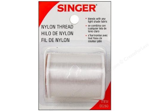 Singer 00260 200 Yards Clear Nylon Thread