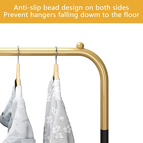 UDEAR Garment Rack Freestanding Hanger Double Rods MultiFunctional