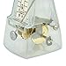 ZHANGSHENG T710 Mechanical Metronome for Loud Sound Piano Drum Violin Guitar Bass, Track Tempo and Beat (Transparent)
