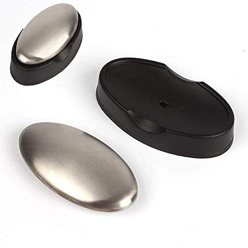 2 Packs Stainless Steel Soap Hand Odor Remover Bar Eliminating Smells