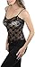 ToBeInStyle Women's All Over Lace Cami Top - Black - Large