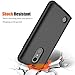 LG K20 Plus Case, LG K20 V Case, LG Grace LTE Case, LG Harmony Case AMENQ 3 in 1 Heavy Duty Absorb Impact Touch Silicone Rubber Smooth PC Protection Cover for LG K10 2017 / K20-Matte (Matte Black)