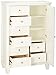 Coaster Home Furnishings 201308 Sandy Beach 6 Drawer Gentleman's Chest with Concealed Storage, White