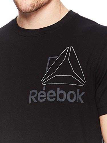 image for Reebok Men's Graphic Workout Tee - Short Sleeve Gym & Training Activew