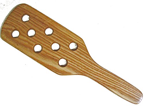 Ash smacker spanking paddle with holes handmade by walt