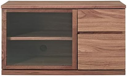 無印良品 木製avラック 幅90cm ウォールナット材 幅90 奥行44 高さ50 5cm