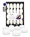 HYOOLA Premium White Floating Candles 1.75 Inch - 3 Hour - 20 Pack - European Made