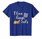 Kids Bingo and Cats T-shirt Funny Feline Board Game