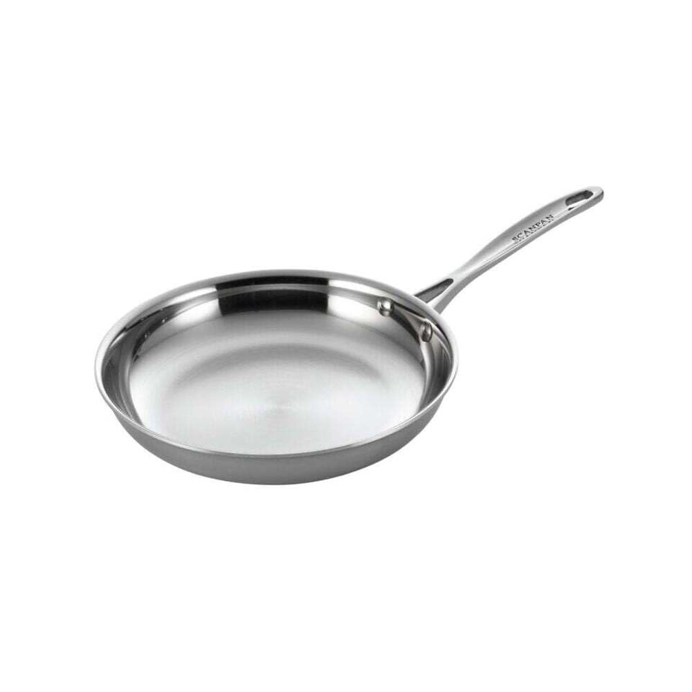 SCANPAN Frying Pan, Stainless Steel, Silver, 24 cm, 74002400