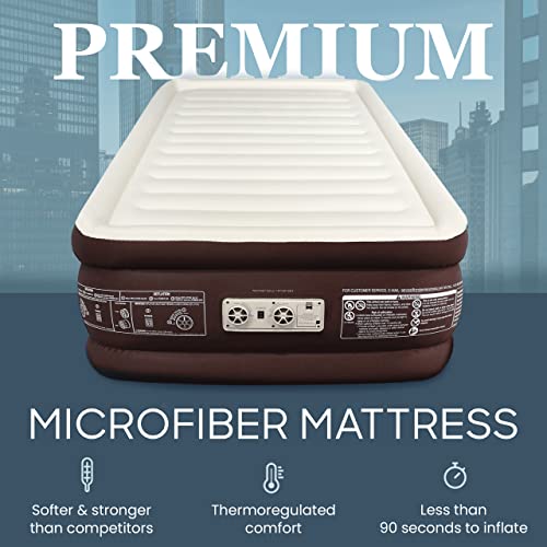 Englander Queen Air Mattress with Built in Pump Raised Double High