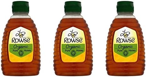 (3 PACK) - Rowse Squeezable Honey - Organic| 340 g |3 PACK - SUPER SAVER - SAVE MONEY