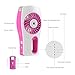 CTLpower Portable Fan,Mini Desk Fan with Misting Personal Cooling and Ultra-quiet for Travel,Home,and Office (Pink)-2018 Upgraded Version
