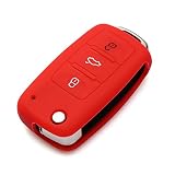 9 MOON Silicone Remote Flip Key FOB Silicone Case Cover for VW Volkswagen New