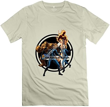 Mens Make Your Own Short Sleeve T-shirts/The Fantastic Four Natural
