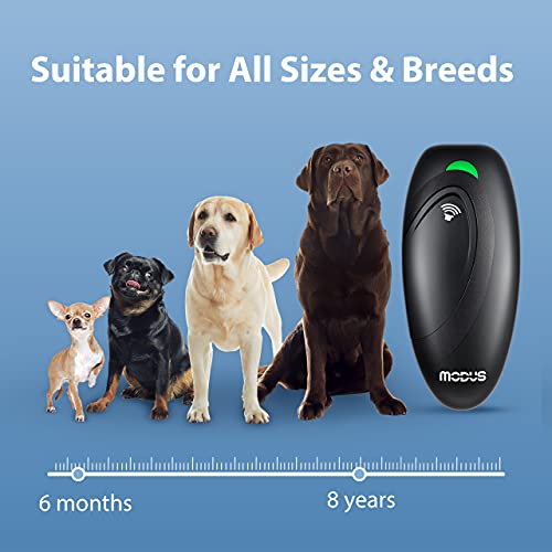 MODUS Dog Barking Control Devices 3 Modes Ultrasonic Dog Training and