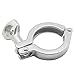 Stainless Steel 304 Single Pin Heavy Duty Tri Clamp with Wing Nut for Ferrule TC 1.5