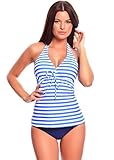 Women Figure Optimizer Push Up Tankini two pieces swimsuit 1091AS-f4381