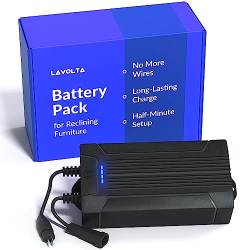 Lavolta Battery Pack for Reclining Furniture Rechargeable Recliner