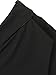 CHARLES RICHARDS Women's Plus Size Asymetric Hem Tulip Plain Mid Waist Shorts Mini Skirt Shorts Black