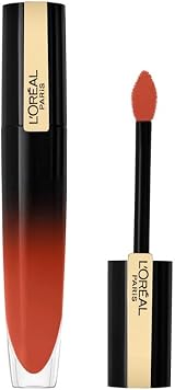 L'Oreal Paris Brilliant Signature High Shine Lip Ink 304 Be Unafraid Dark Red