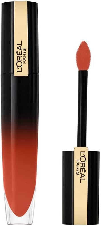 L'Oreal Paris Brilliant Signature High Shine Lip Ink 304 Be Unafraid Dark Red