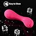 Utimi Silicone Vibrator Vibrating 7-Frequency Breast Vulva and Clitoris Massager with Brusher Head