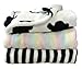 Baby Blanket (Black/White Stripes)
