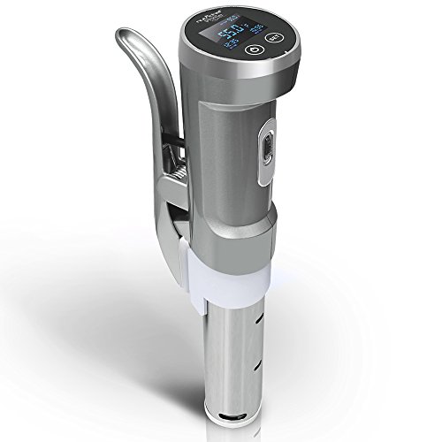 Click Here to See More Images Nutrichef Sous Vide Thermal Immersion Circulator For Even Cooking| Durable Stainless Steel Stick, Ergonomic Handle & Temperature Control| For Meat/Steak/Chicken/Vegetables/Fish & More